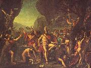 Jacques-Louis David Leonidas at Thermopylae oil painting on canvas